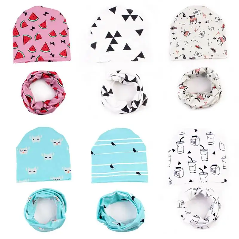 Cartoon Prints Baby Hat Scarf Set Cute Infant Boys Girls Cotton Beanie Neck Collar Autumn Children Caps Scarves
Cartoon Prints Baby Hat Scarf Set Cute Infant Boys Girls Cotton Beanie Neck Collar Autumn Children Caps Scarves