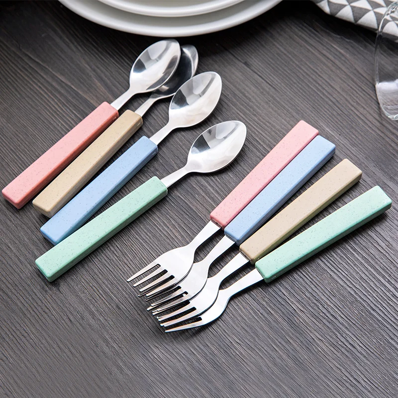 1pc Stainless Steel Spoon And Fork Creative Home Tableware Dessert Fork Dinnerware
1pc Stainless Steel Spoon And Fork Creative Home Tableware Dessert Fork Dinnerware