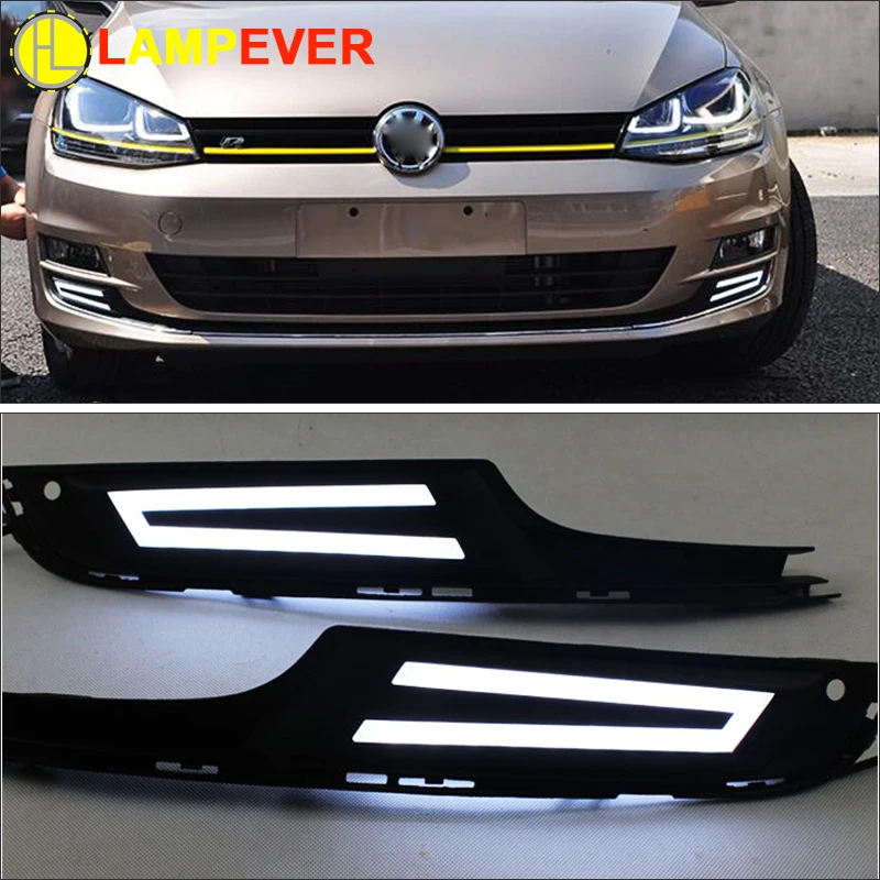 Lampever Car LED DRL Daytime Running Lights for Volkswagen VW Golf 7 MK7 2013-2017 Super Bright Light Bar Style Daylight
Lampever Car LED DRL Daytime Running Lights for Volkswagen VW Golf 7 MK7 2013-2017 Super Bright Light Bar Style Daylight