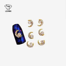 10Pcs/bag 3D Nail Decoration Sticker Metal Moon and starsGlitter Rhinestones Nails Charms Diamonds For Manicure Decor
10Pcs/bag 3D Nail Decoration Sticker Metal Moon and starsGlitter Rhinestones Nails Charms Diamonds For Manicure Decor