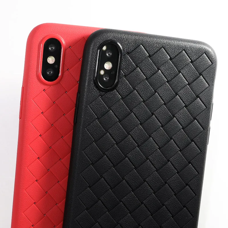 SoCouple Grid Phone Case For iPhone X Case For iphone 7 8 6 6S plus XR XS Max Cases Ultra-thin Woven Pattern Soft TPU Back Cover
SoCouple Grid Phone Case For iPhone X Case For iphone 7 8 6 6S plus XR XS Max Cases Ultra-thin Woven Pattern Soft TPU Back Cover