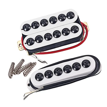 Electric Guitar Copper Humbucker Bridge Pickup + Single Coil Neck Pickup with Mounting Screw Spring Kit 
Electric Guitar Copper Humbucker Bridge Pickup + Single Coil Neck Pickup with Mounting Screw Spring Kit