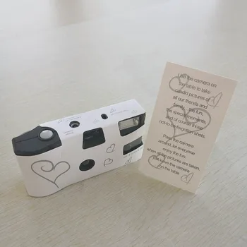 Disposable Wedding Bridal Camera Wedding Decoration Camera Single Use 36 Flims Included FPing
Disposable Wedding Bridal Camera Wedding Decoration Camera Single Use 36 Flims Included FPing