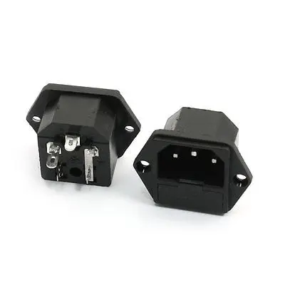 SENKA ELECTRIC 2pcs IEC 320 C14 Male Plug Inlet Panel Socket Connector 10A 250V w A Class Fuse Holder
SENKA ELECTRIC 2pcs IEC 320 C14 Male Plug Inlet Panel Socket Connector 10A 250V w A Class Fuse Holder