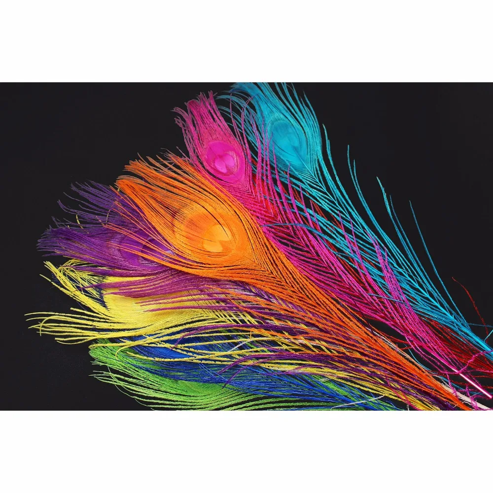 Tigofly 12 Colors Dyed Peacock Feathers Tail for Nymphs Wet Streamers Flies DIY Fly Fishing Tying Materials
Tigofly 12 Colors Dyed Peacock Feathers Tail for Nymphs Wet Streamers Flies DIY Fly Fishing Tying Materials