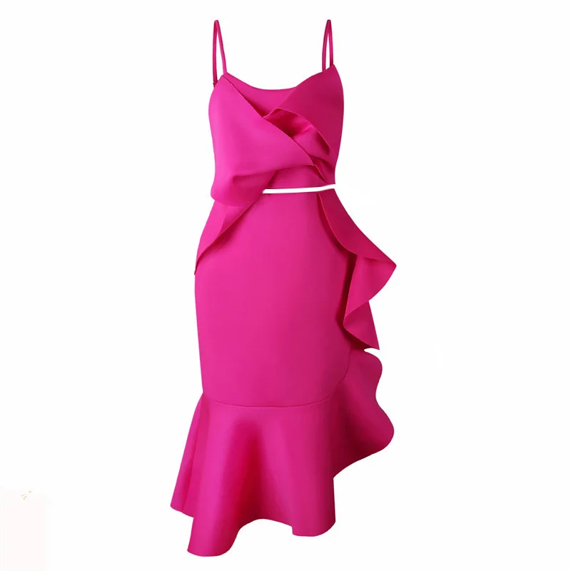 Женский комплект из 2 предметов летний модный пикантный укороченный топ и юбка на