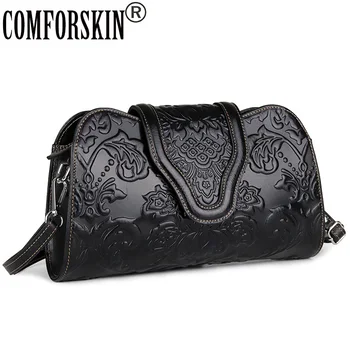 COMFORSKIN Luxurious Genuine Leather Travelling Messenger Bags New Arrivals European And American Vintage Rose Flower Handbag
COMFORSKIN Luxurious Genuine Leather Travelling Messenger Bags New Arrivals European And American Vintage Rose Flower Handbag