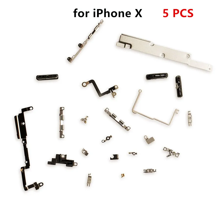 Housing Part Repair Holder Bracket Shield Plate Logic Kit for iPhone X Small Full Inner Metal Set Parts, 5 PCS
Housing Part Repair Holder Bracket Shield Plate Logic Kit for iPhone X Small Full Inner Metal Set Parts, 5 PCS