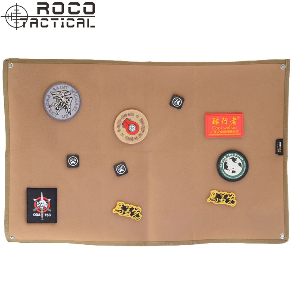 ROCOTACTICAL Military Patch Holder Board Army ID Holder Panel Pacth Badges Folding Mat for Morale Patches Black/Coyote Brown
ROCOTACTICAL Military Patch Holder Board Army ID Holder Panel Pacth Badges Folding Mat for Morale Patches Black/Coyote Brown