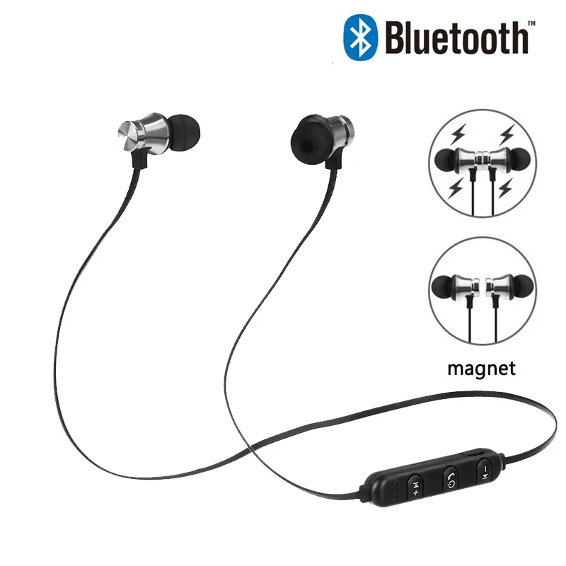 Magnetic attraction Bluetooth Earphone Headset waterproof sports 4.2 with Charging Cable Young Earphone Build-in Mic
Magnetic attraction Bluetooth Earphone Headset waterproof sports 4.2 with Charging Cable Young Earphone Build-in Mic