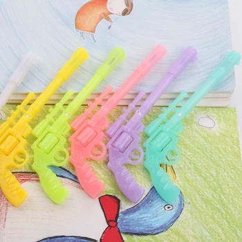1PC 0.38MM black Ink Korean Creative Cute Gun Gel Pen Pistol Kawaii Stationery Store Funny Ballpen Stationary School Tool
1PC 0.38MM black Ink Korean Creative Cute Gun Gel Pen Pistol Kawaii Stationery Store Funny Ballpen Stationary School Tool