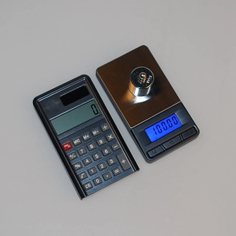 

Mini Pocket Electronic Calculator Scale 200g 0.01g Portable Precision Digital Jewelry Gold Gram Scales Blue LCD Weight Balance
