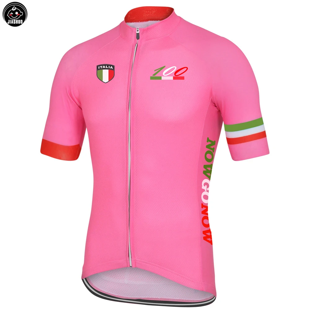 pink jersey cycling