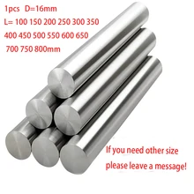 1 PCS 3D מדפסת מוט פיר 16mm ינארית פיר 200 215 300 400 500 600 700mm כרום מצופה עגול מוט פיר CNC חלקי(China)