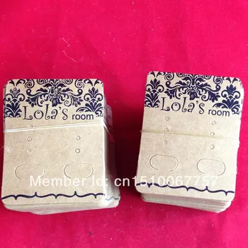 Wholesale Free shipping Fashion size 6.5x5cm Kraft Earring tag Card Custom Black Logo Moq:1000 pcs Logo One Colour
Wholesale Free shipping Fashion size 6.5x5cm Kraft Earring tag Card Custom Black Logo Moq:1000 pcs Logo One Colour