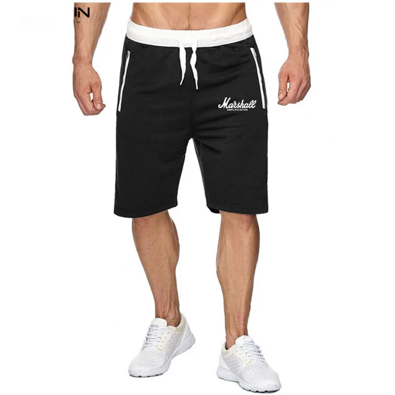 

New Marshall Shorts Men Hot Sale Casual Beach Shorts Homme Quality Bottoms Elastic Waist Fashion Brand Boardshorts Homme Clothes