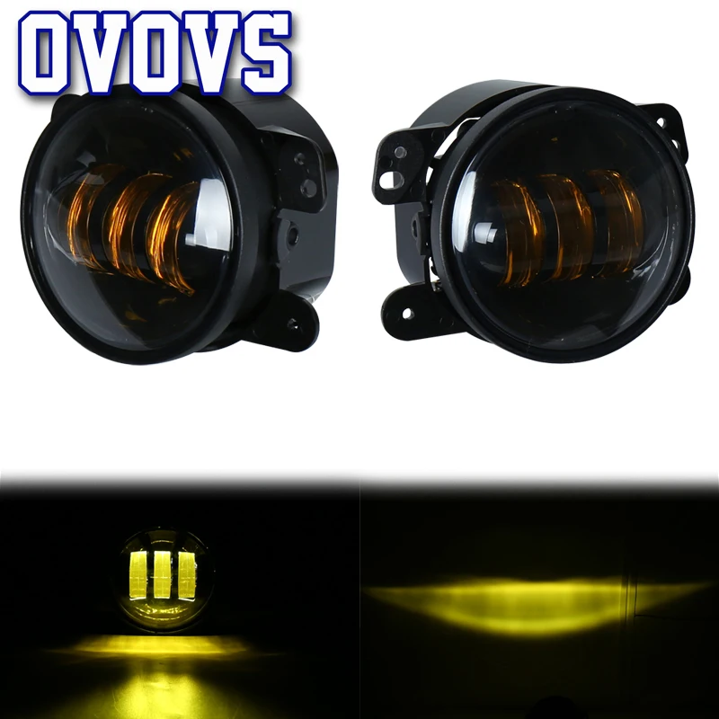 4 inch Amber 30W Led Fog Lights for Jeep Wrangler 1997-2016 JK Off Road Fog Lamps
4 inch Amber 30W Led Fog Lights for Jeep Wrangler 1997-2016 JK Off Road Fog Lamps