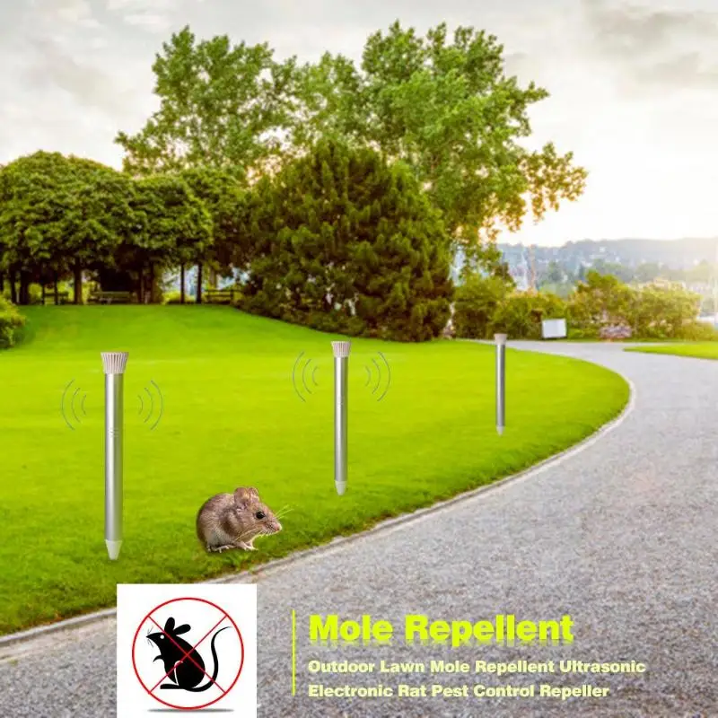 1PC Outdoor Lawn Mole Repellent Ultrasonic Electronic Rat Pest Control Repeller 2019 Solar Power Ultrasonic Repeller 650M2 Rang 
1PC Outdoor Lawn Mole Repellent Ultrasonic Electronic Rat Pest Control Repeller 2019 Solar Power Ultrasonic Repeller 650M2 Rang