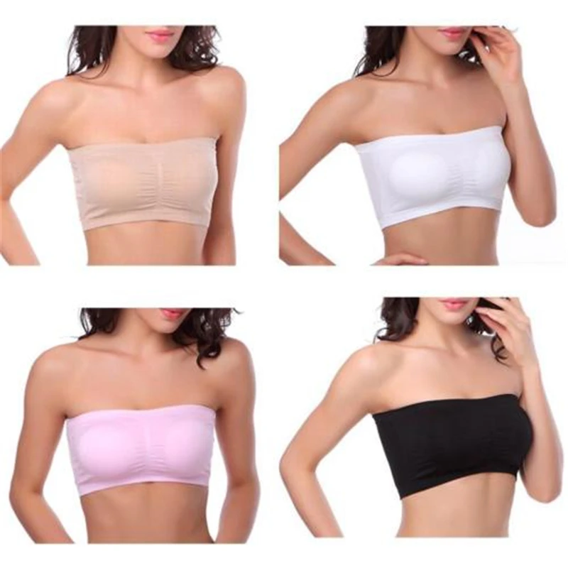 Women's Strapless Bra Strapless Tube Top Detachable Pad Seamlessly Cut Sexy Wrapped Breast
Women's Strapless Bra Strapless Tube Top Detachable Pad Seamlessly Cut Sexy Wrapped Breast