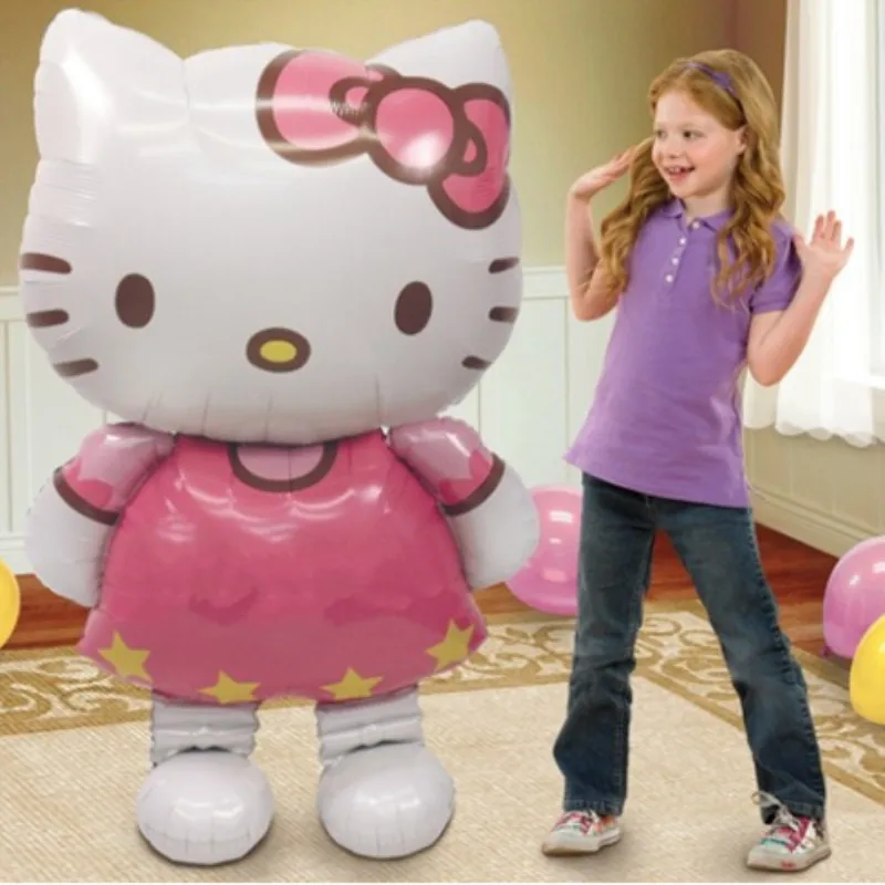 116*65cm Large Size Hello Kitty Cat Foil Balloon Kitty Head Cartoon Wedding Birthday Party Decoration Inflatable Air Balloons
116*65cm Large Size Hello Kitty Cat Foil Balloon Kitty Head Cartoon Wedding Birthday Party Decoration Inflatable Air Balloons
