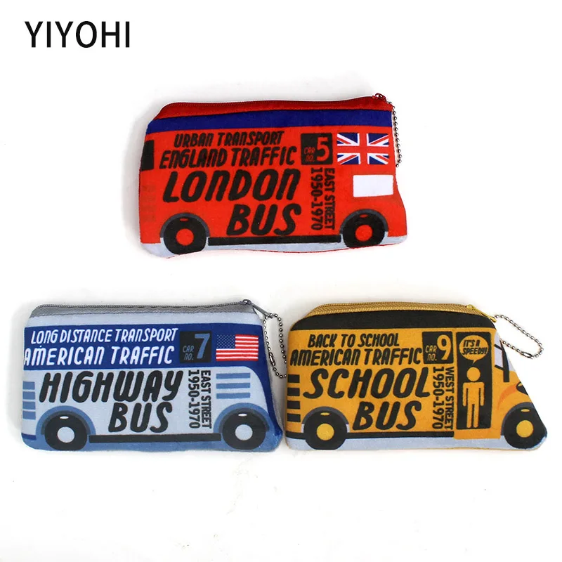 Hot On Sale 3 Colors Kawaii Cartoon Bus Children Plush Coin Purse Zipper Change Purse Mini Wallet Kids Girls Women For Gift
Hot On Sale 3 Colors Kawaii Cartoon Bus Children Plush Coin Purse Zipper Change Purse Mini Wallet Kids Girls Women For Gift