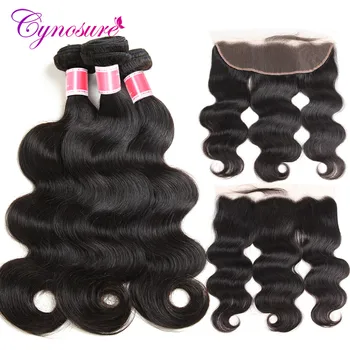 Cynosure Human Hair 3 Bundles with Frontal Closure Free Part Brazilain Body Wave Bundles with Ear to Ear Lace Frontal Nonremy
Cynosure Human Hair 3 Bundles with Frontal Closure Free Part Brazilain Body Wave Bundles with Ear to Ear Lace Frontal Nonremy