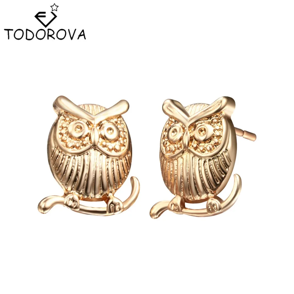 Todorova Cute Animal Owl Earrings Fashion Creative Female Simple Ear Stud Wholesale Best Gift Jewelry
Todorova Cute Animal Owl Earrings Fashion Creative Female Simple Ear Stud Wholesale Best Gift Jewelry