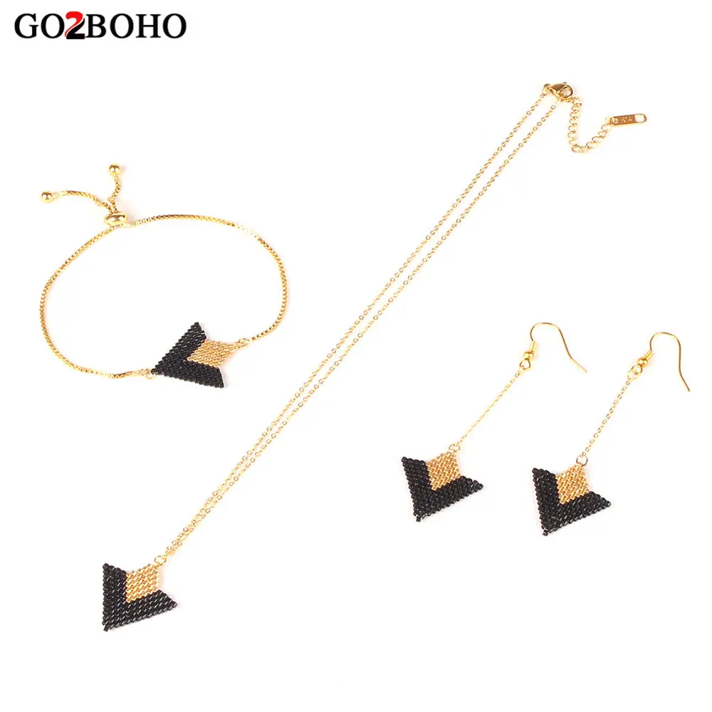 Go2hobo Dropshipping MIYUKI Seed Beads Jewelry Sets Women Blue Bracelets Anniversary Jewelry Sets Necklace Bracelet Earrings New
Go2hobo Dropshipping MIYUKI Seed Beads Jewelry Sets Women Blue Bracelets Anniversary Jewelry Sets Necklace Bracelet Earrings New