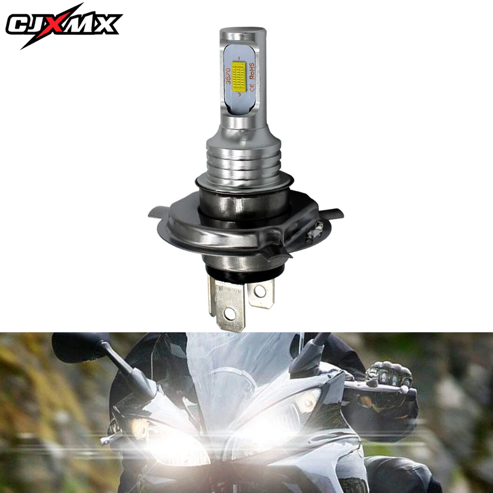 CJXMX 1Pcs H4 LED Motorcycle Headlight Bulb 3000K Gold Yellow 6500K White Super Bright Motorbike Headlamp Scooter Front Lamp 12V
CJXMX 1Pcs H4 LED Motorcycle Headlight Bulb 3000K Gold Yellow 6500K White Super Bright Motorbike Headlamp Scooter Front Lamp 12V
