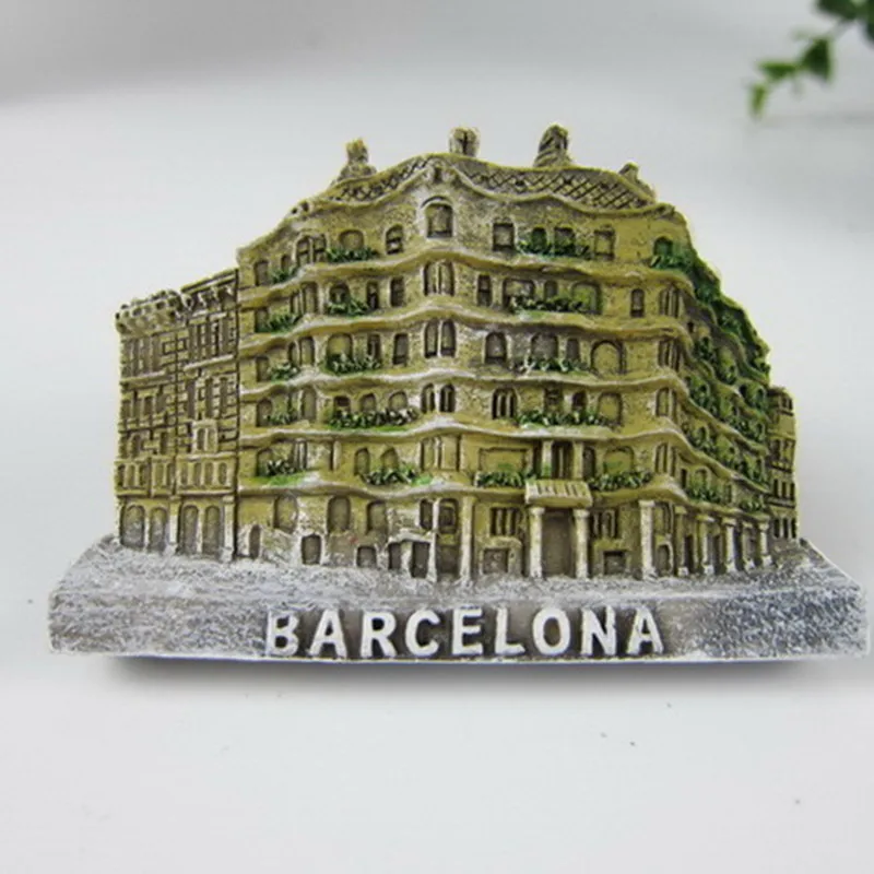 Spain Barcelona CASA MILa 3D Fridge Magnet Tourism Souvenirs Refrigerator Magnetic Stickers Home Decoration
Spain Barcelona CASA MILa 3D Fridge Magnet Tourism Souvenirs Refrigerator Magnetic Stickers Home Decoration