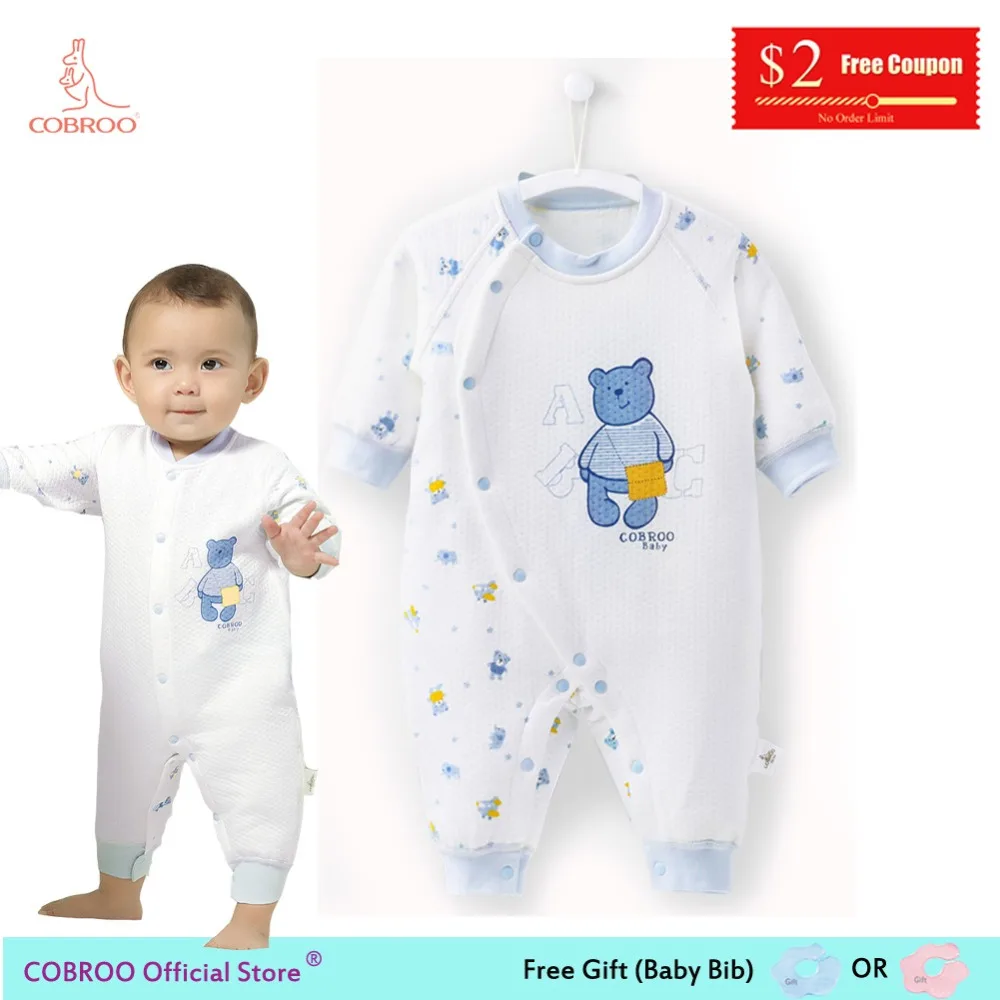 COBROO Cute Bear Rompers Newborn Baby 2018 Winter Long-Sleeve Infant Clothes Baby Girl Boy Jumpsuit 0-12 Month NY650001
COBROO Cute Bear Rompers Newborn Baby 2018 Winter Long-Sleeve Infant Clothes Baby Girl Boy Jumpsuit 0-12 Month NY650001