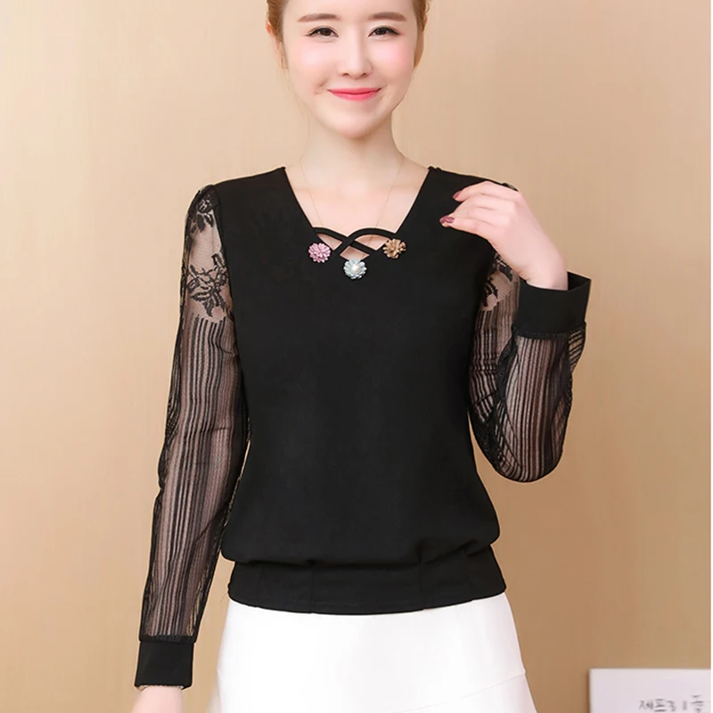 2019 New Summer Arrived Womens Shirt Sweet Female Floral V collar Lace Long sleeved Suntan Women Blouse Korean Style Blusa 026#
2019 New Summer Arrived Womens Shirt Sweet Female Floral V collar Lace Long sleeved Suntan Women Blouse Korean Style Blusa 026#