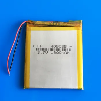 405055 3.7V 1800mAh lipo polymer lithium rechargeable battery Cells for MP3 power bank Tablet PC camera laptop speaker 4*50*55mm
405055 3.7V 1800mAh lipo polymer lithium rechargeable battery Cells for MP3 power bank Tablet PC camera laptop speaker 4*50*55mm