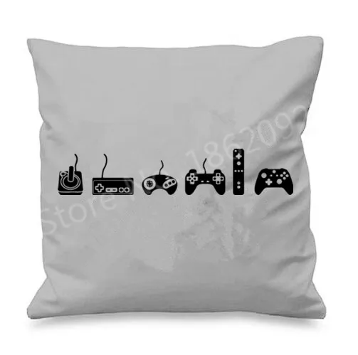 Black Funny Gaming Cushion Cover Geek Evolution Of A Video Game Controller Quiry Computer Gamer Nerd Dad Birthday Gifts Cool 18"
Black Funny Gaming Cushion Cover Geek Evolution Of A Video Game Controller Quiry Computer Gamer Nerd Dad Birthday Gifts Cool 18"