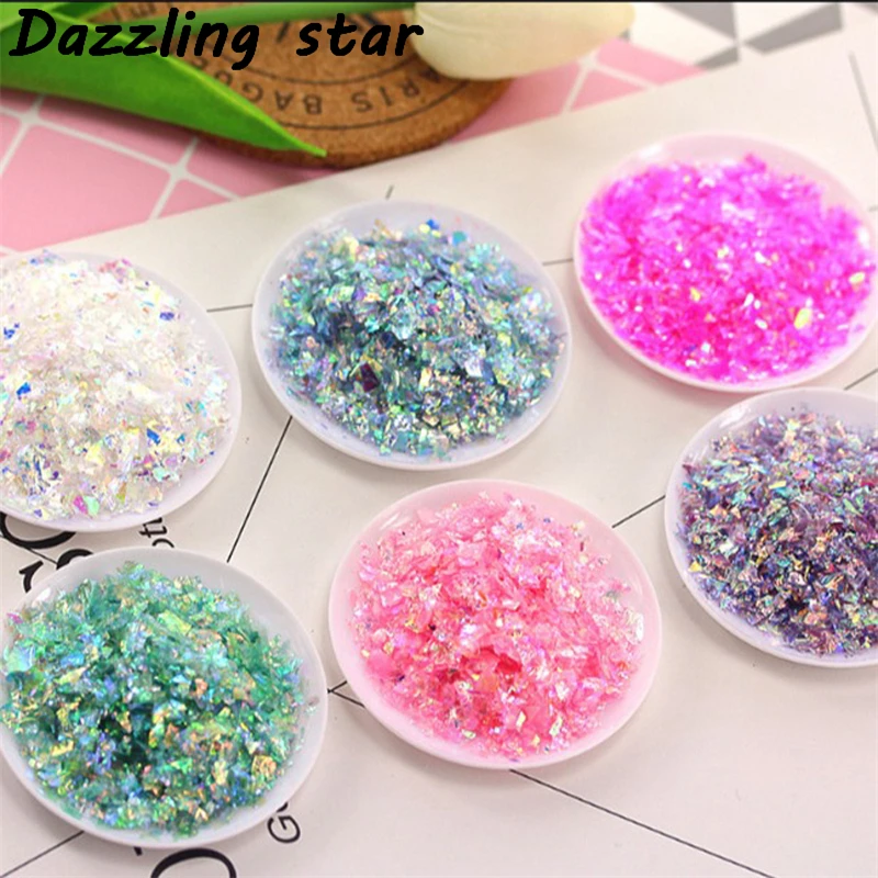 20g/bag Clear Slime Shell paper Transparent DIY Handmade Crystal Mud Mixture Particles Accessories Slime Filling Decoration
20g/bag Clear Slime Shell paper Transparent DIY Handmade Crystal Mud Mixture Particles Accessories Slime Filling Decoration