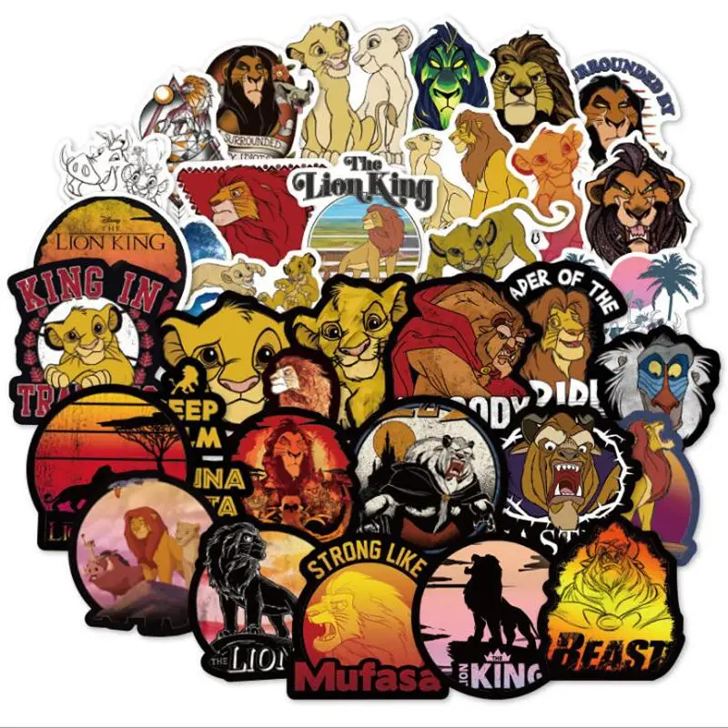 50Pcs PVC Waterproof Simba the lion king world of animals Cool Stickers for Laptop Car Styling Phone Bicycles Luggage Motorcycle
50Pcs PVC Waterproof Simba the lion king world of animals Cool Stickers for Laptop Car Styling Phone Bicycles Luggage Motorcycle