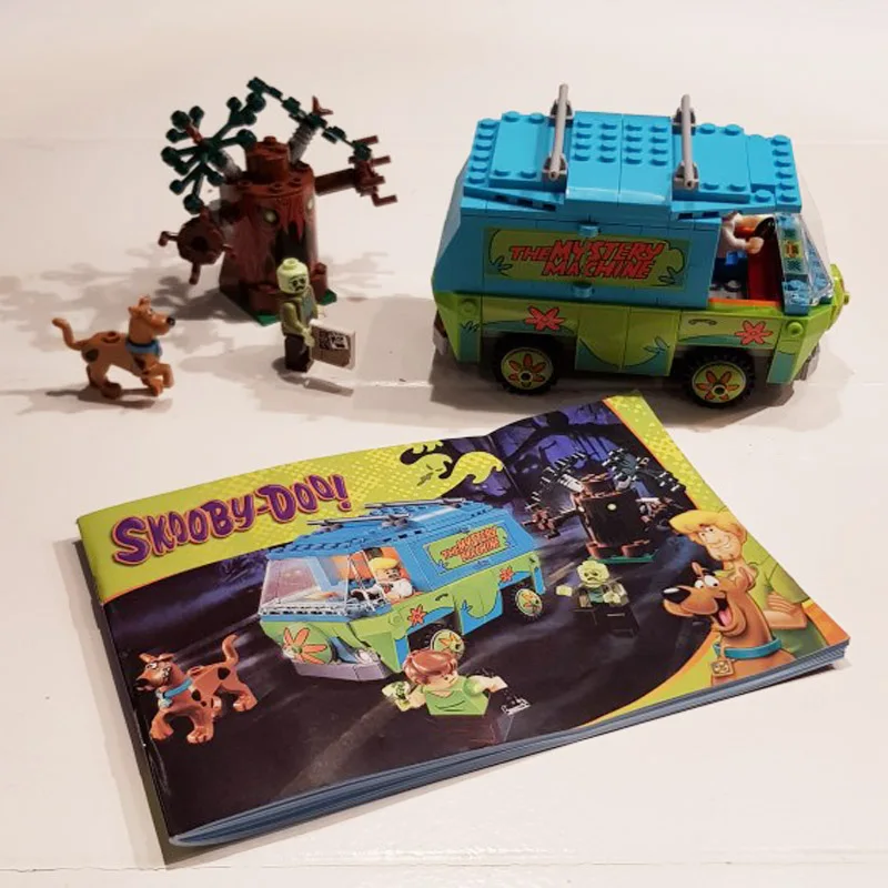 

10430 Bela 305pcs The Mystery Machine Scooby Doo Fred Shaggy Zombie Zeke Mini toys building blocks Compatible with Legoe