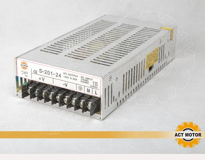 Top Quality! CNC Router ACT Single Output Power Supply 200W 24V S-201-24 Engraving Milling Plasma Cutting Machine
Top Quality! CNC Router ACT Single Output Power Supply 200W 24V S-201-24 Engraving Milling Plasma Cutting Machine