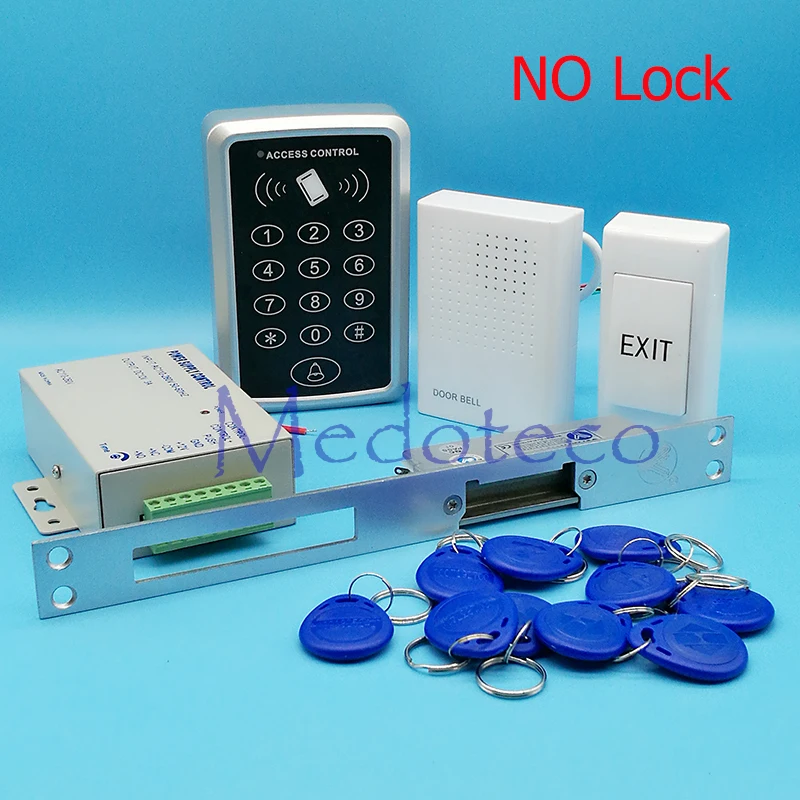 DIY Полная RFID система контроля допуска к двери комплект длинный тип Электрический