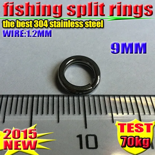 pure 304 stainless steel split rings high quality 0.9*7mm 500pcs+1.0*8mm 2000pcs+ 1.2*9mm 2000pcs+1.4*10.5mm 500pcs total5000pcs | Спорт и