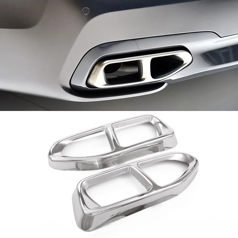 2pcs Exhaust Cover Trim For BMW 7 Series G11 G12 730 740 750li 2016-18 M Sport VERSION Model Stainless Steel Car Accessory
2pcs Exhaust Cover Trim For BMW 7 Series G11 G12 730 740 750li 2016-18 M Sport VERSION Model Stainless Steel Car Accessory