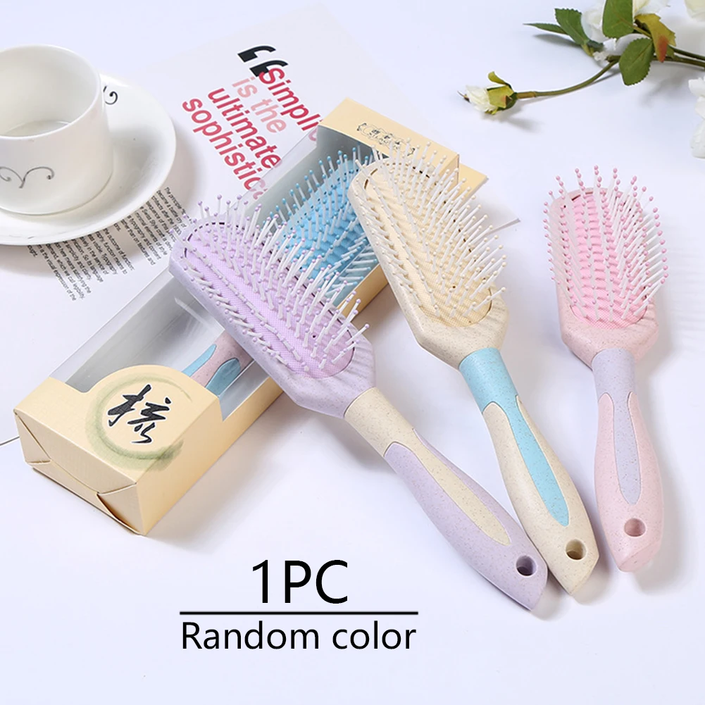 Hair Comb Styling Brush Wheat Straw Fashion Detangle Random Color Straight Salon Curly Hairdressing Cute Massage Home Portable
Hair Comb Styling Brush Wheat Straw Fashion Detangle Random Color Straight Salon Curly Hairdressing Cute Massage Home Portable