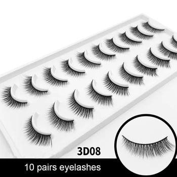 10 pairs Eyelashes 3D Mink Hair individual Volume lashes Strips Makeup Eyelashes wimperextension Natural False Eyelashes 3D17
10 pairs Eyelashes 3D Mink Hair individual Volume lashes Strips Makeup Eyelashes wimperextension Natural False Eyelashes 3D17