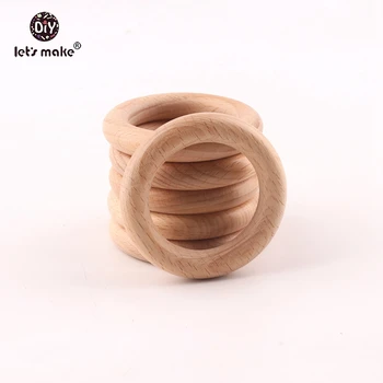 Let's make 50pcs Wholesale New Size Teething Beech Wooden Rings Food Grade 60mm Teethers Nursing Necklace Accessories Teether
Let's make 50pcs Wholesale New Size Teething Beech Wooden Rings Food Grade 60mm Teethers Nursing Necklace Accessories Teether