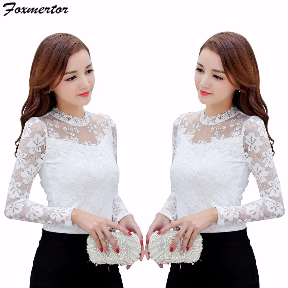 Chemise Femme Hot New Lace Blouse 2019 Women Blouses Shirt Black White Lace Crochet Blouse Long Sleeve Shirts Ladies Tops S-5XL
Chemise Femme Hot New Lace Blouse 2019 Women Blouses Shirt Black White Lace Crochet Blouse Long Sleeve Shirts Ladies Tops S-5XL