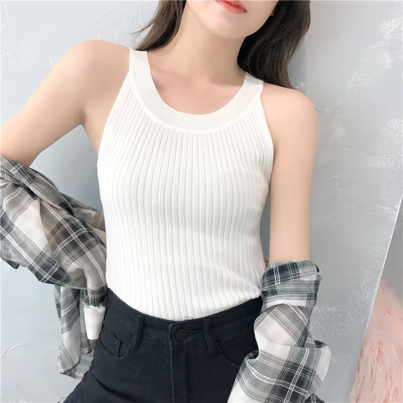 BLINGSTORY New Korean Knitted Top Tank Tops Women Waistcoat Female Sleeveless Summer Vest
BLINGSTORY New Korean Knitted Top Tank Tops Women Waistcoat Female Sleeveless Summer Vest