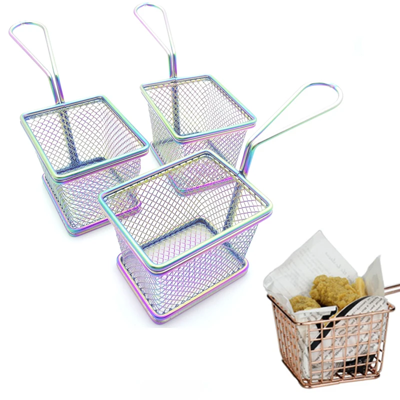 French Fries Basket Snack Baskets Fried Chicken Dish Plate Stainless Steel Frenchfries Pot Mech Basket Kitchen Cooking Tool 1pcs
French Fries Basket Snack Baskets Fried Chicken Dish Plate Stainless Steel Frenchfries Pot Mech Basket Kitchen Cooking Tool 1pcs