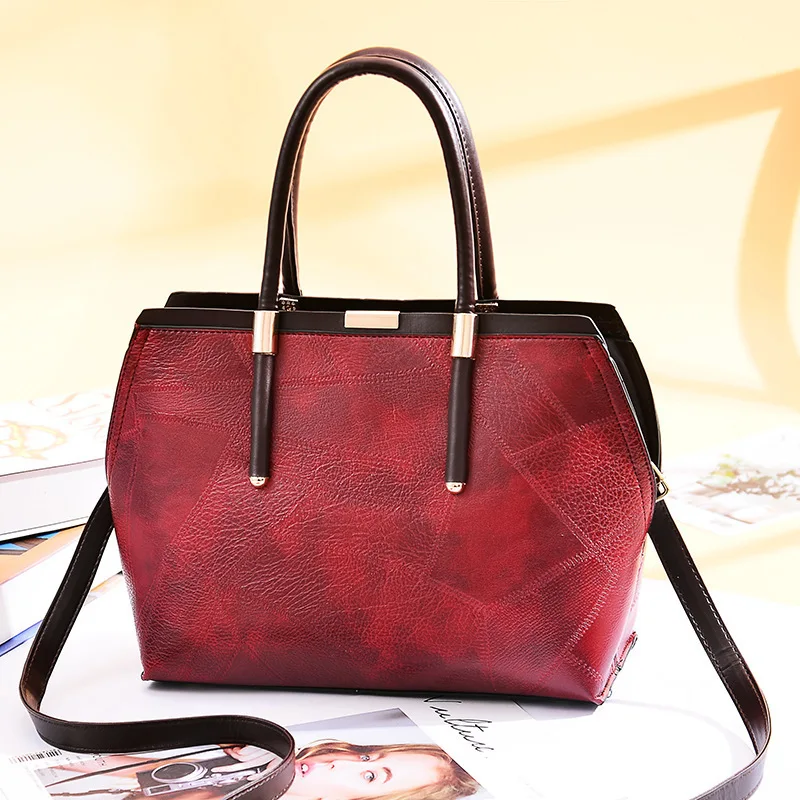 Flame horse 2019 handbags summer new European and American fashion handbag PU leather big bag shoulder Messenger bag
Flame horse 2019 handbags summer new European and American fashion handbag PU leather big bag shoulder Messenger bag
