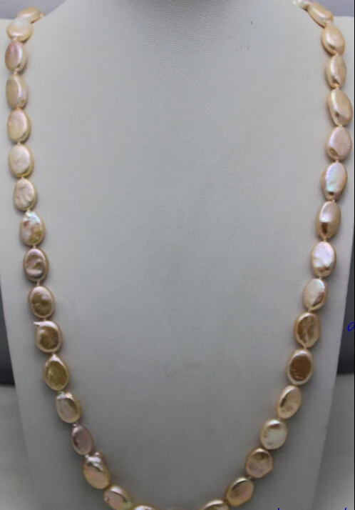 ddh003803 pink oval Freshwater pearl Necklace 12x16mm 32"No metal"handmade"Beauty
ddh003803 pink oval Freshwater pearl Necklace 12x16mm 32"No metal"handmade"Beauty