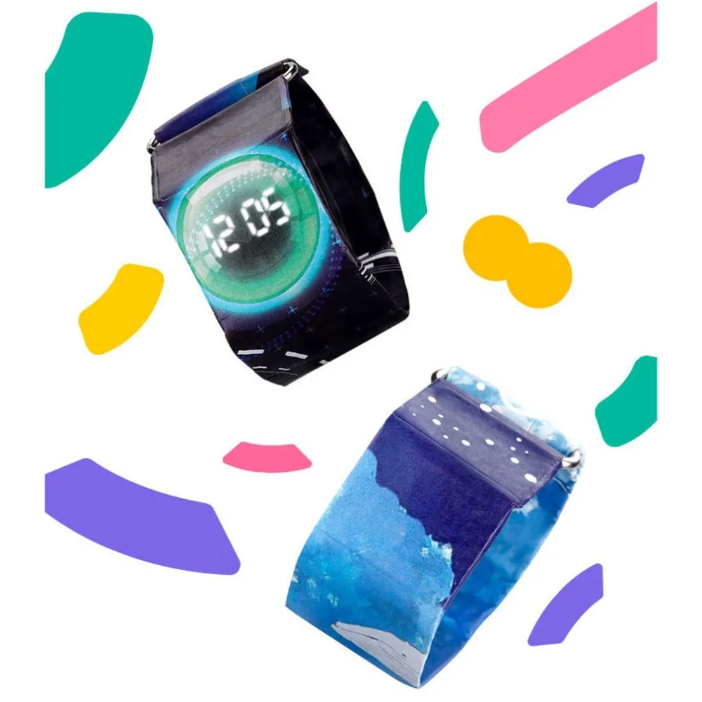 Fashionable New paper Watch Trendy Simple Innovative Personality LED Smart Watch Outdoor Waterproof Paper Clock Watch Hot slae
Fashionable New paper Watch Trendy Simple Innovative Personality LED Smart Watch Outdoor Waterproof Paper Clock Watch Hot slae